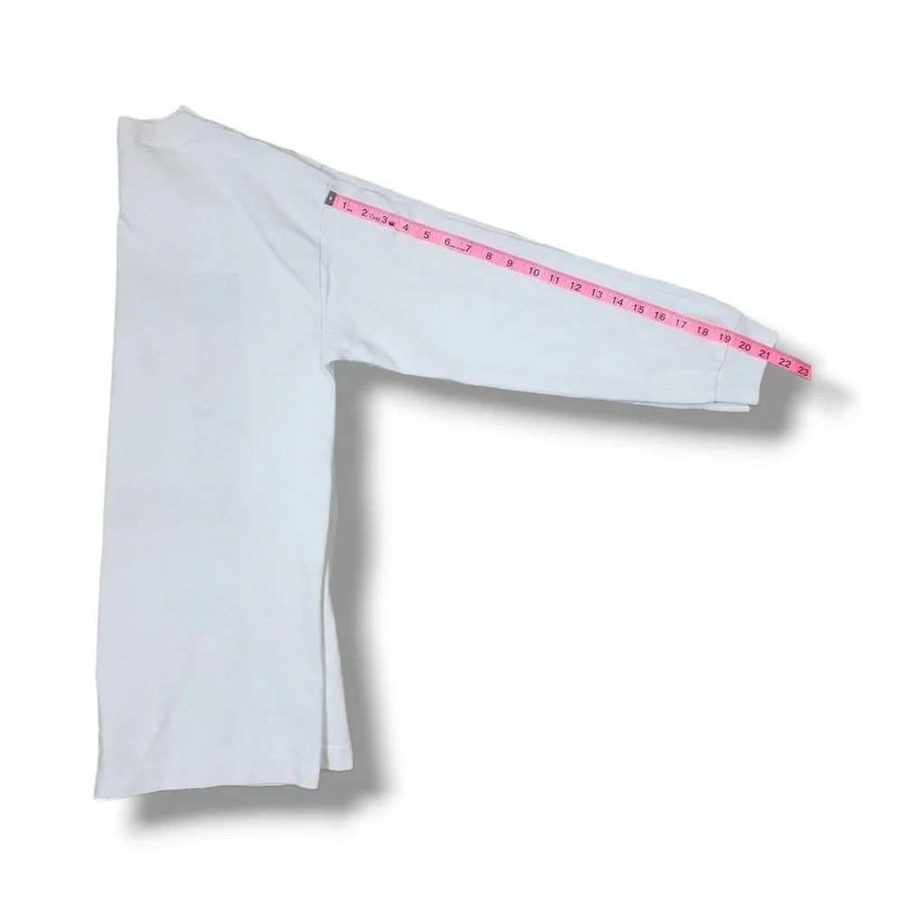 Vintage Mardi Gras JGH Blood Bank Long Sleeve‎ White AAA T-Shirt Size Meduim